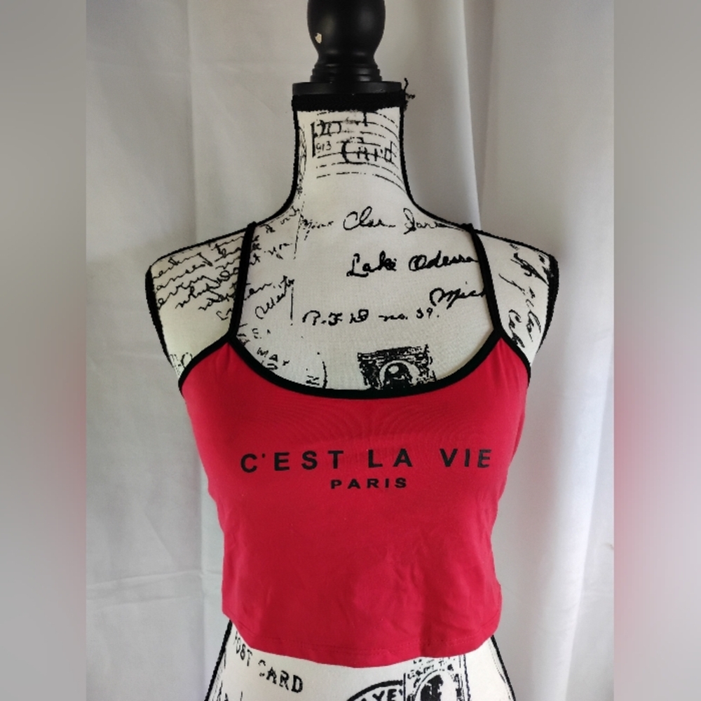 Red Crop Top - Picture 4 of 4